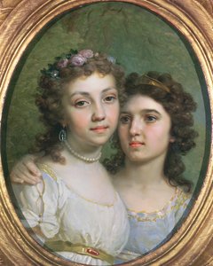 Lizanka y Dashenka, 1784 de Vladimir Lukich Borovikovsky